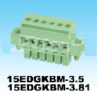 插拔式接線端子 15EDGKBM-3.5~3.81