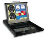 寶易 KVM-1710工業(yè)液晶多功能共享器