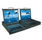 瑞豐科技 RFK-170D 軍用翻蓋式、抽屜上架液晶顯示器