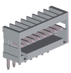 思大SP435彎型焊針插座(防錯插)