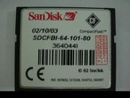 Sandisk SDCFBI-XXX-201-80工業級寬溫CF卡