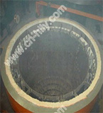 大型井式法蘭熱處理爐