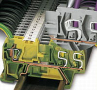 萬可電子 帶IDC接線單元(FIT CLAMP)軌裝式接線端子