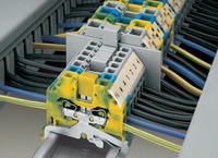 萬可電子 側面進線軌裝接線端子