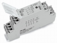 萬可電子 具標準軌裝外殼的繼電器模塊