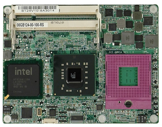 威興達ICE-GM45A Intel 45nm GM45處理器的ETX嵌入式主板