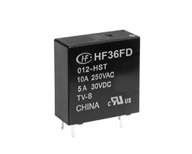 宏發電聲 超小型中功率繼電器 HF36FD
