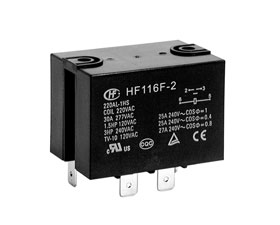 宏發電聲 小型大功率繼電器 HF116F-2