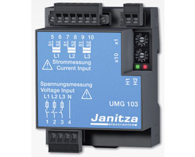 捷實 UMG 103導軌安裝多功能電力參數測量儀表