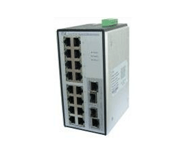 卓越信通 Carat1018E系列導軌式非網管型工業以太網交換機