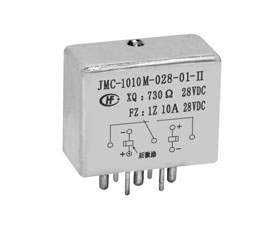 宏發電聲 1/5立方英寸一組轉換觸點密封磁保持繼電器 JMC-1010M