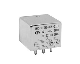 2/5立方英寸有線圈瞬態抑制三組轉換觸點密封磁保持繼電器JMC-3110M