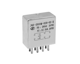宏發電聲 1/2立方英寸兩組轉換觸點密封電磁繼電器JQX-2010M