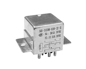 宏發電聲 1立方英寸有瞬態抑制三組轉換觸點密封電磁繼電器JQX-3125M