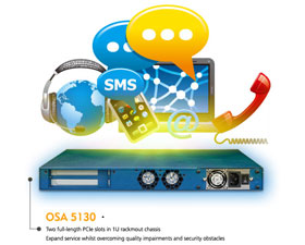 新漢推出OSA5130 保護VoIP網絡通信免受質量和安全的威脅