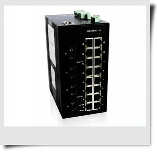 正維科技 WISE8000-1/2/4S(M)-16T-W工業以太網交換機